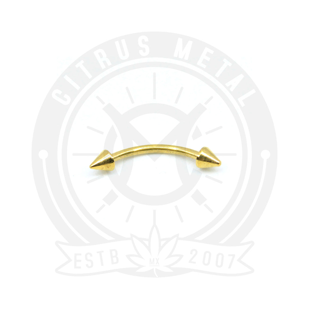Piercing de Ceja Anodizado con Punta de Pico