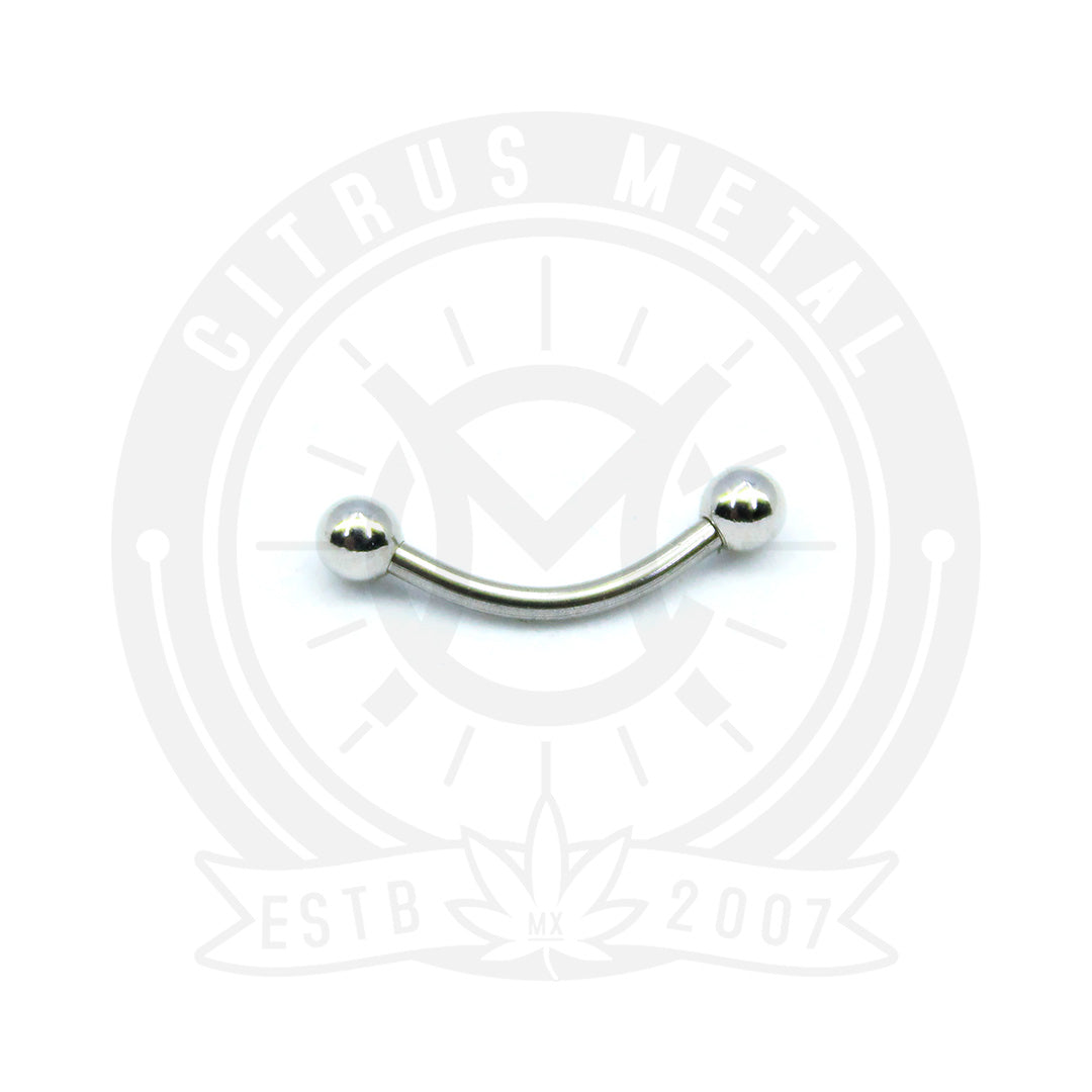 Piercing de Ceja Básico con Punta de Bola