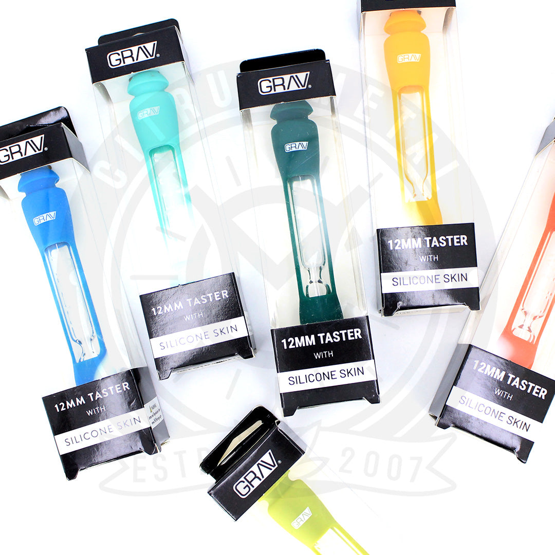 Taster GRAV 12 mm de Vidrio con Silicón
