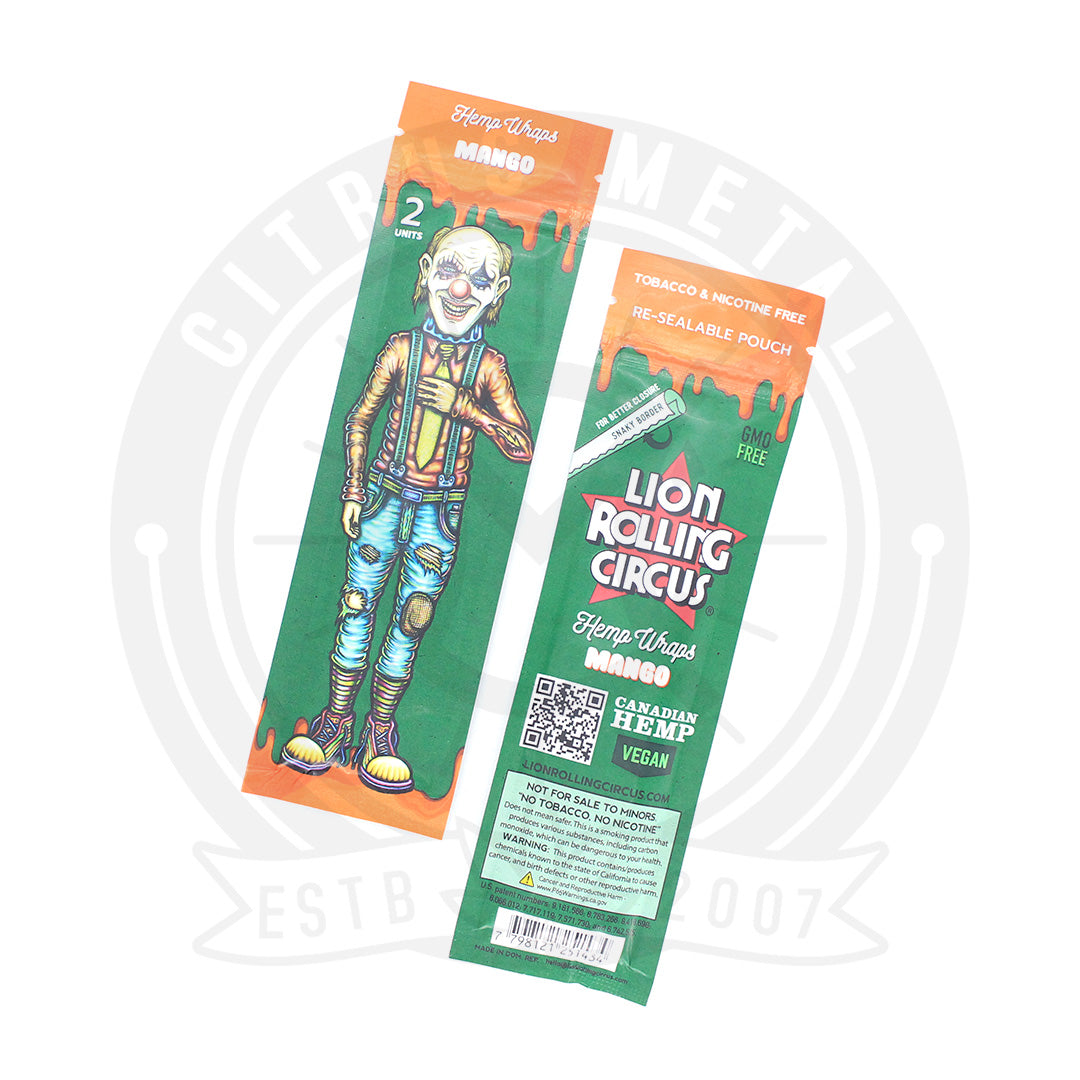 Lion Rolling Circus Hemp Wraps