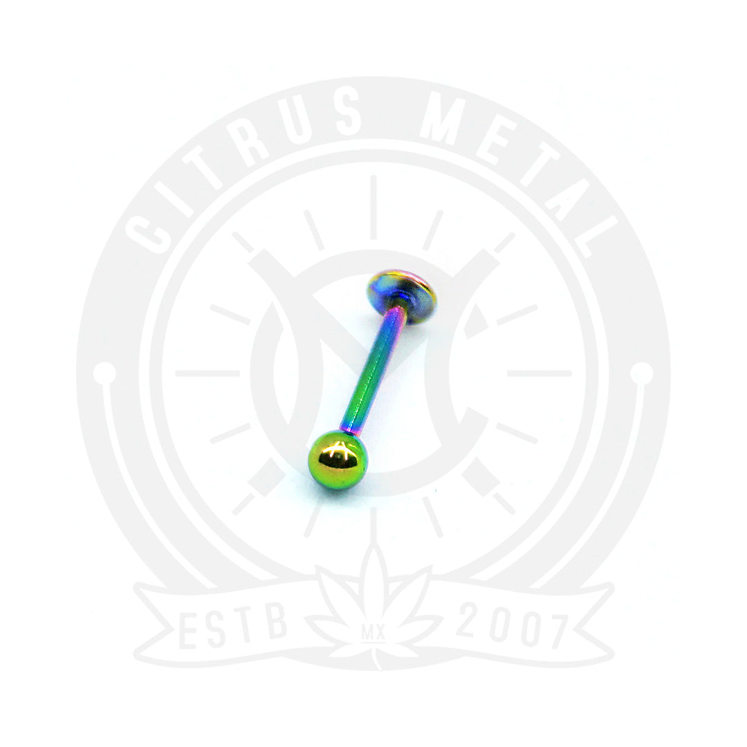 Piercing de Labio Anodizado Punta Bola