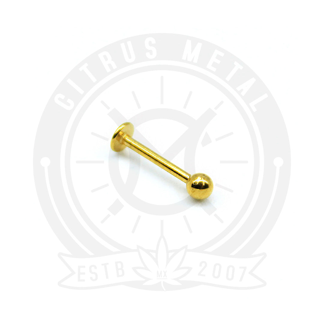 Piercing de Labio Anodizado Punta Bola