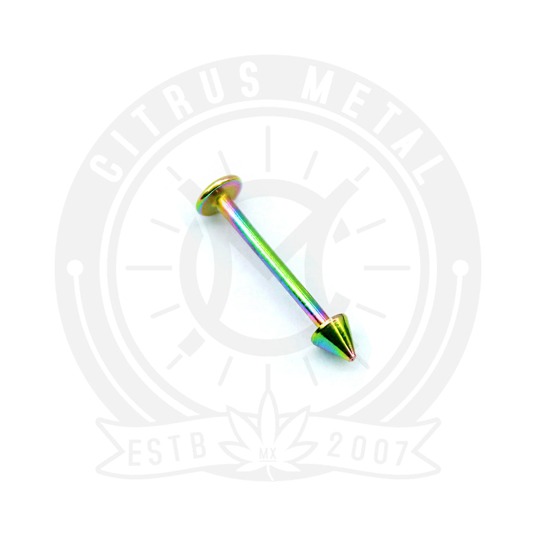Piercing de Labio Anodizado Punta Pico