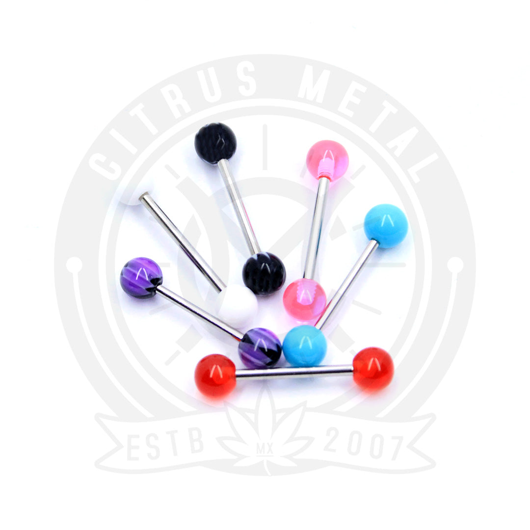 Piercing de Lengua Básico de Color