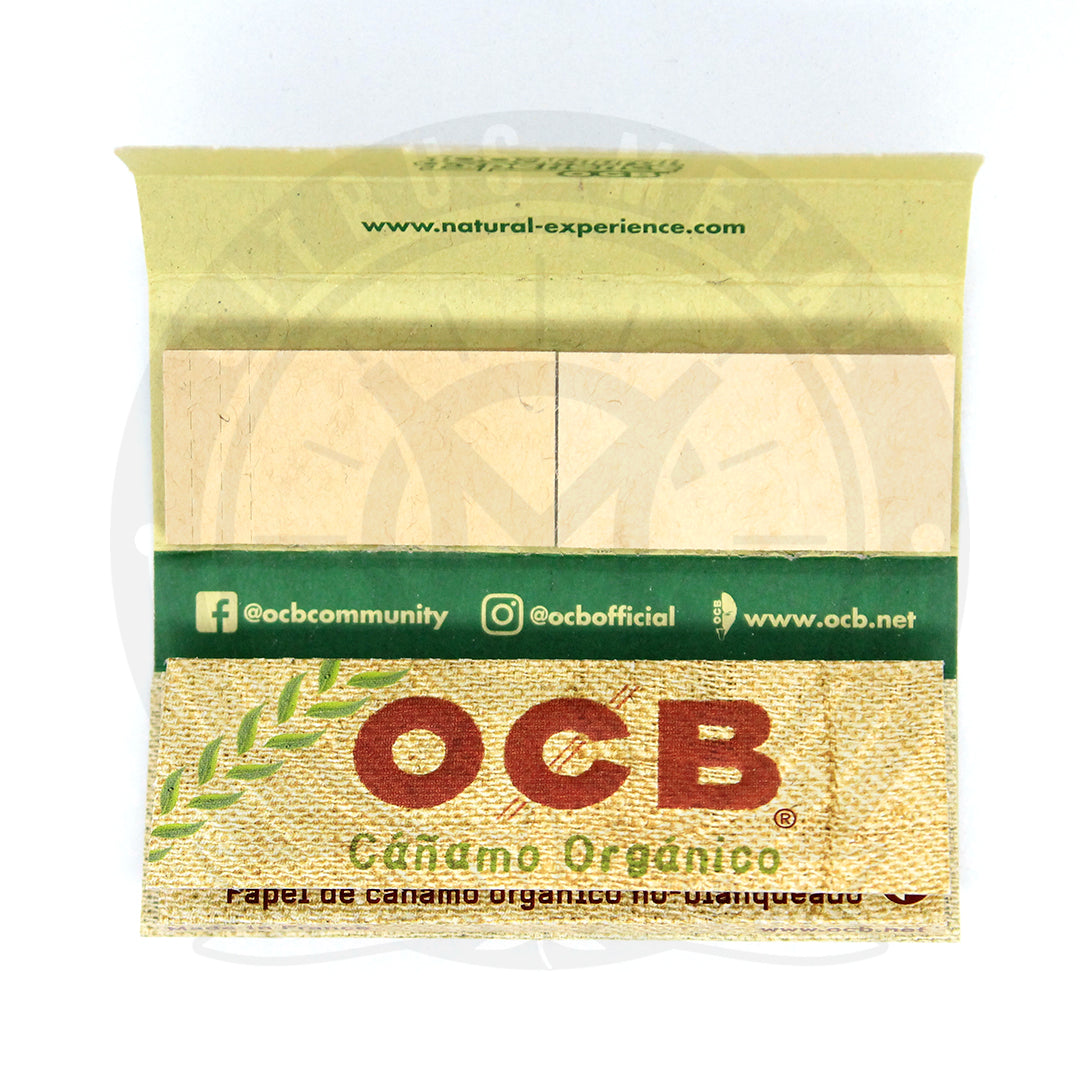 Papel OCB Cáñamo Orgánico con Filtros Medida 1 1/4