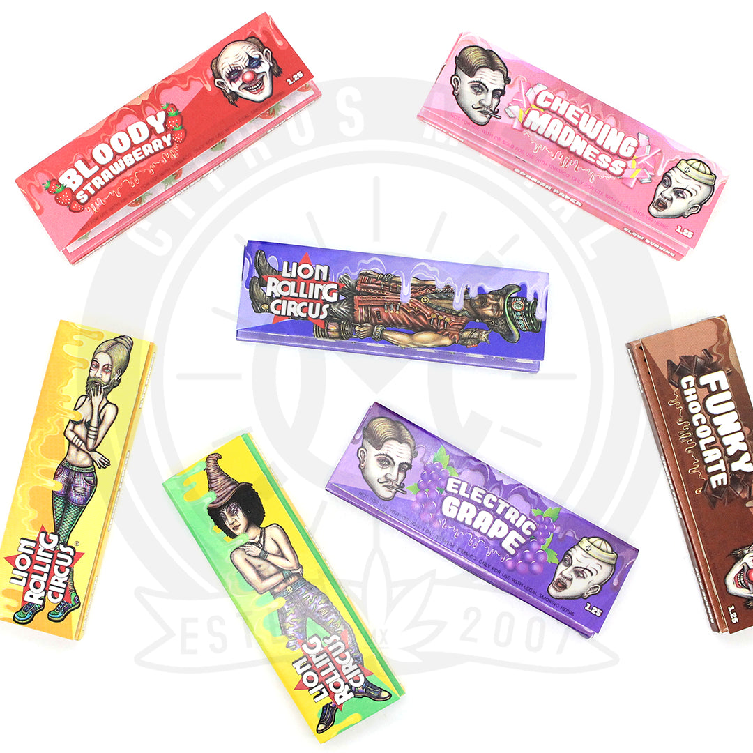 Papel para Rolar Lion Rolling Circus Medida 1 1/4
