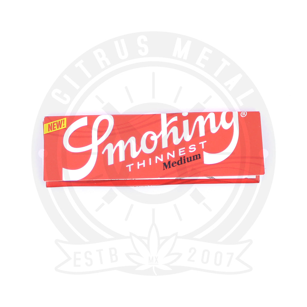 Papel Smoking Thinnest Red Medida 1 1/4