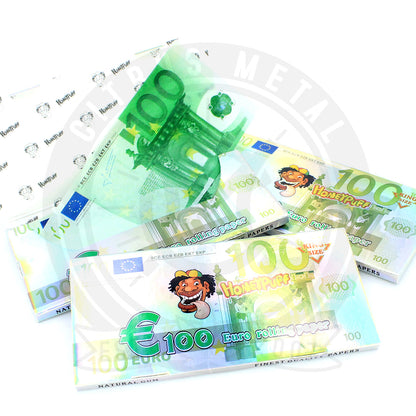 Papel para Rolar Honeypuff 100 Euros Medida King Size